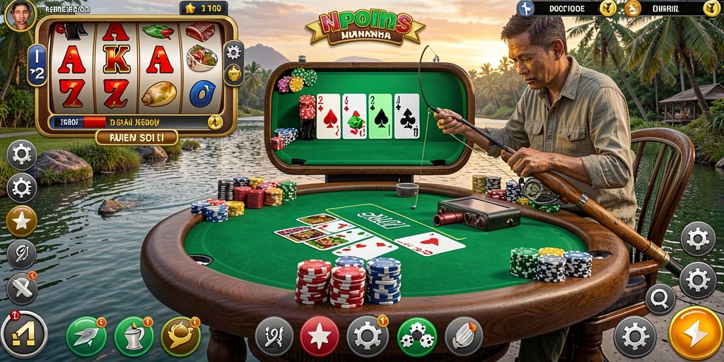 Screenshot ketiga menunjukkan momen seru saat bertarung dengan lawan.