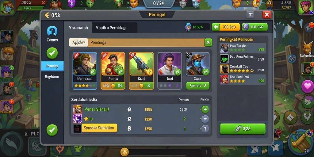 Mode permainan yang bervariasi dan seru.