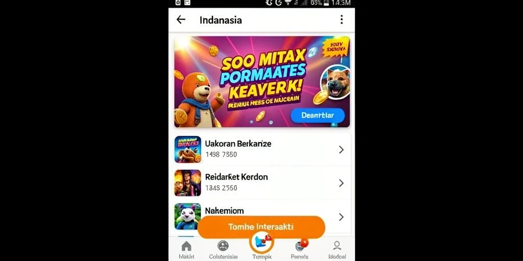 Beragam pilihan permainan untuk menghibur setiap pengguna.
