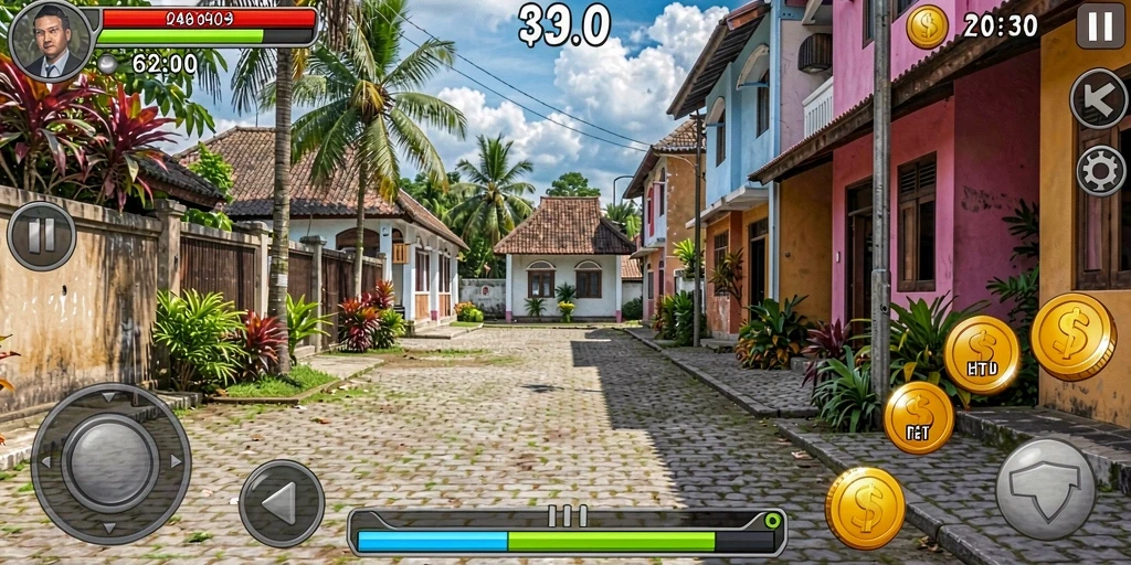 Level dengan tantangan menarik dan seru.