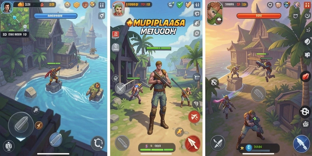 Tangkapan layar memperlihatkan fitur multiplayer yang menarik.