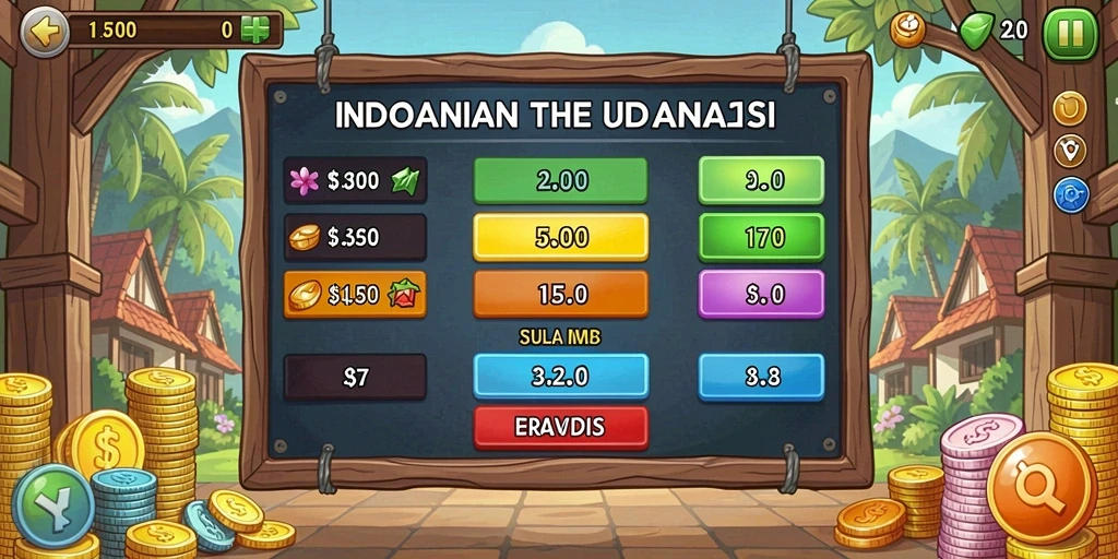 Tangkapan layar level baru yang penuh warna dan tantangan.