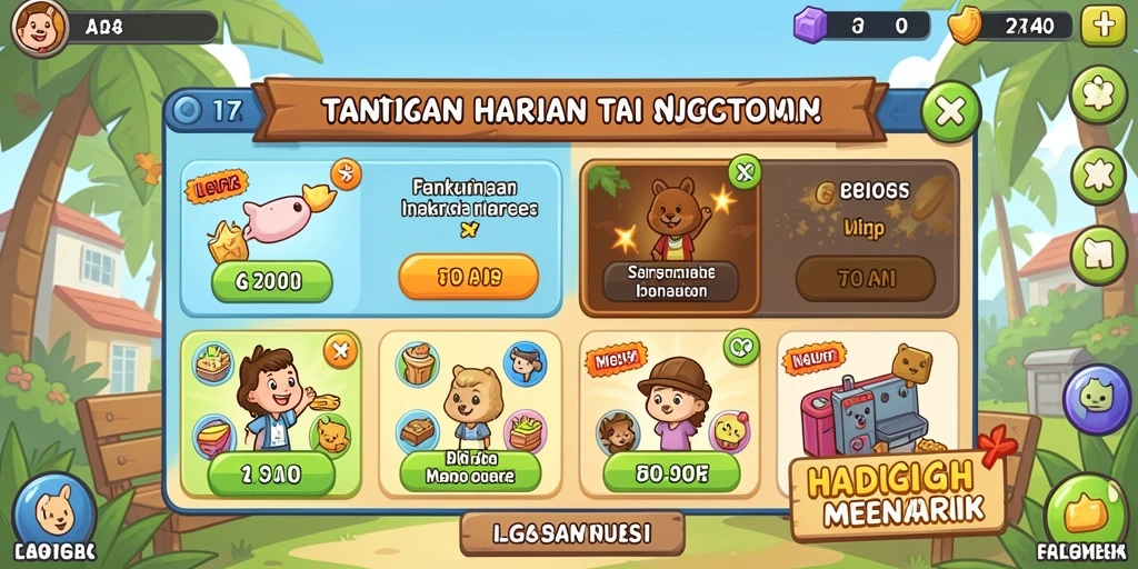 Pengguna sedang berkompetisi dalam mode multiplayer.