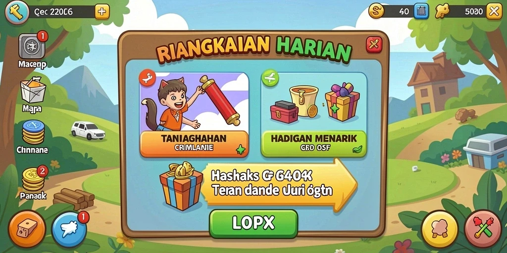 Momen seru saat berkompetisi dengan teman.
